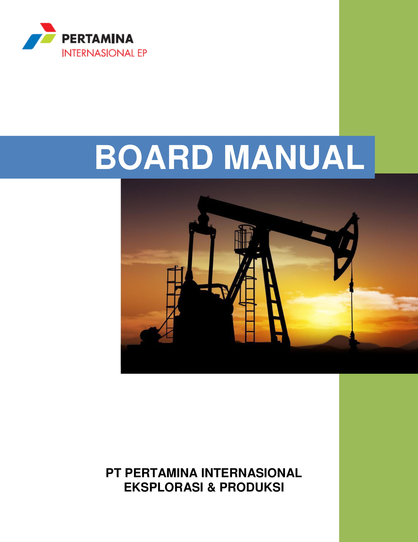 Board Manual PT PIEP